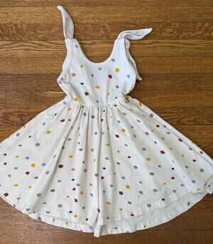 Alice + Ames Girls' Dotted Twirl Dress Size 4